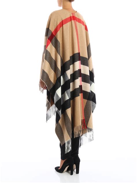 burberry mega check poncho|Women’s Ponchos & Capes .